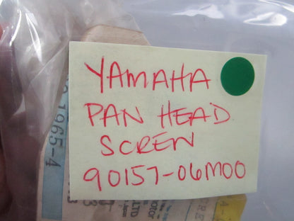 NEW OEM (LOT OF 4) 90157-06M00-00 Yamaha Pan Head Screw 0810