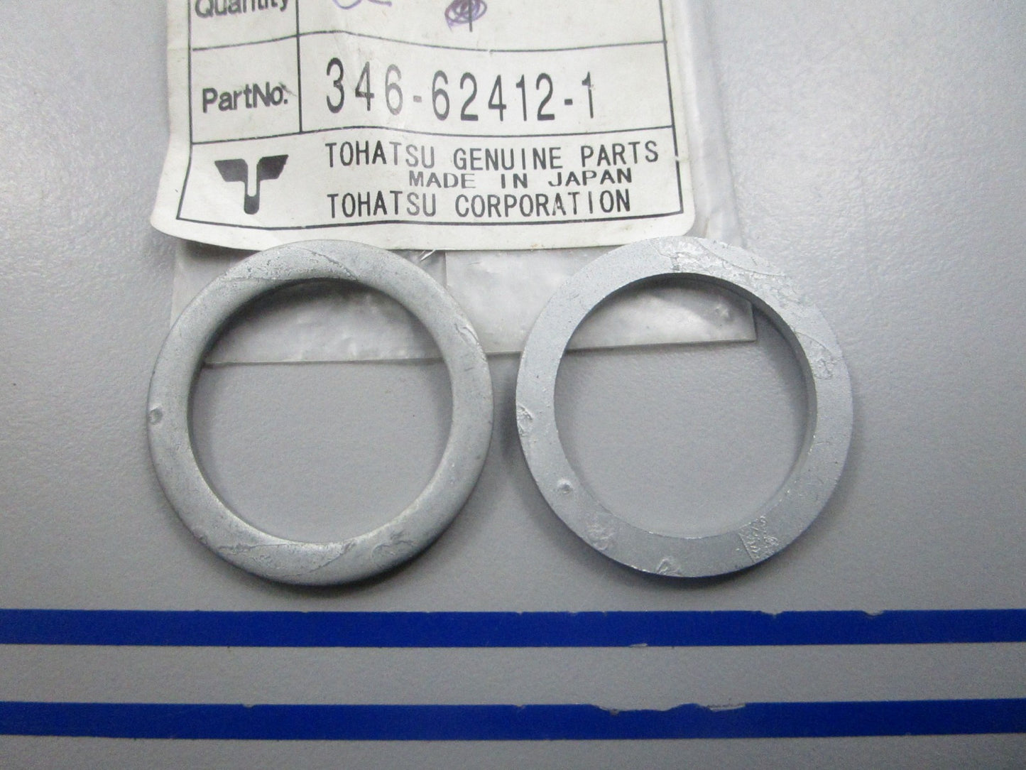 NEW OEM (LOT OF 2) 346-62412-1 346624121 Tohatsu Washer 0810