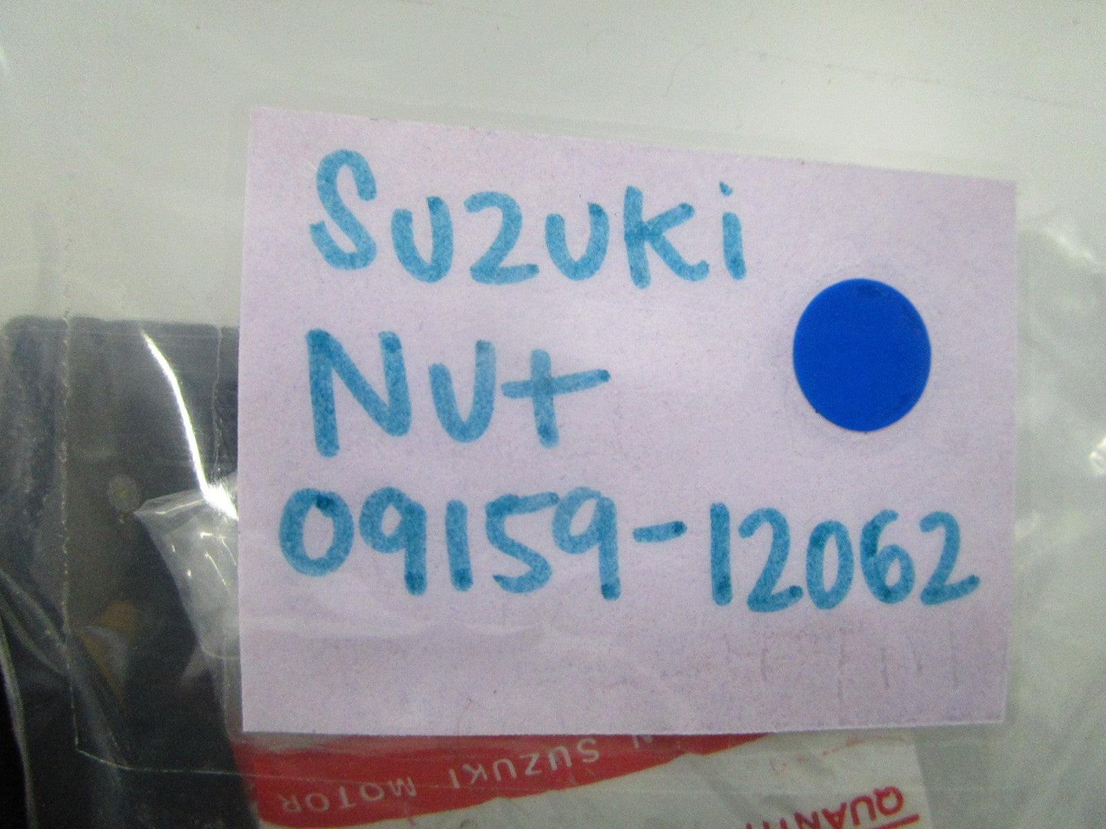 NEW OEM Suzuki 09159-12062 Nut 0810