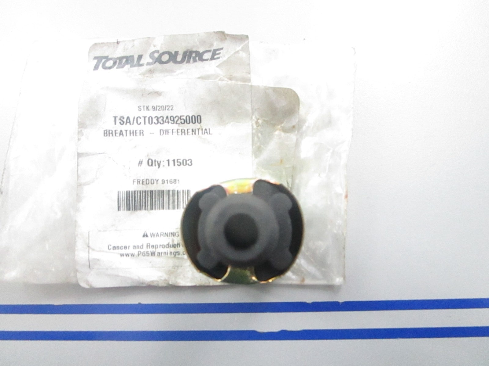 *NEW* 0810 Total Source Differential Breather 0334925000 For: CAT