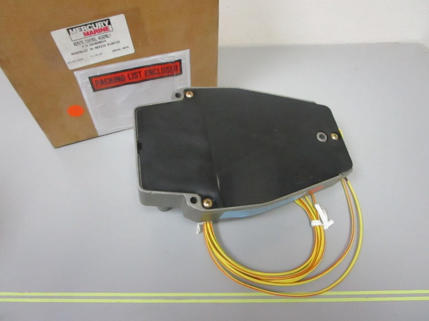 *NEW OEM* 0720 Mercury Quicksilver Remote Control Box Assembly 883699A14