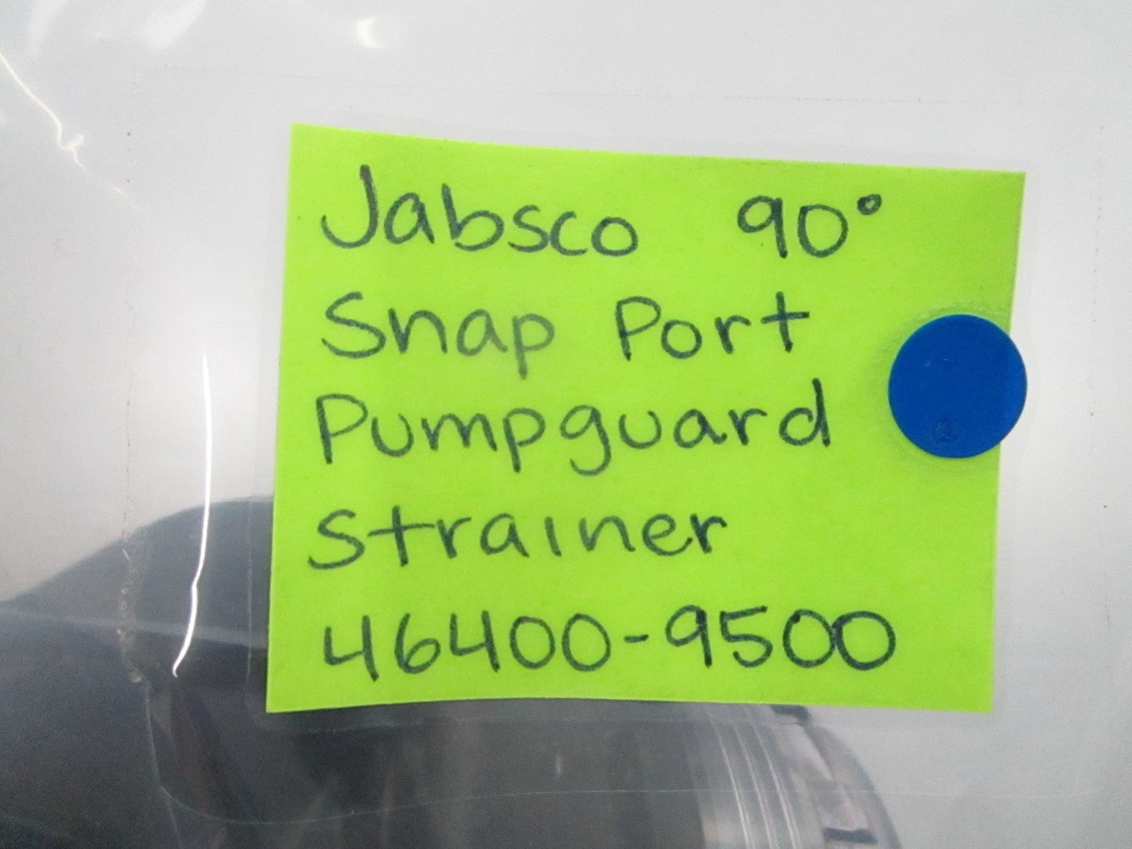 *NEW* 0810 Jabsco 90 Degree Snap Port Pumpguard Strainer 46400-9500