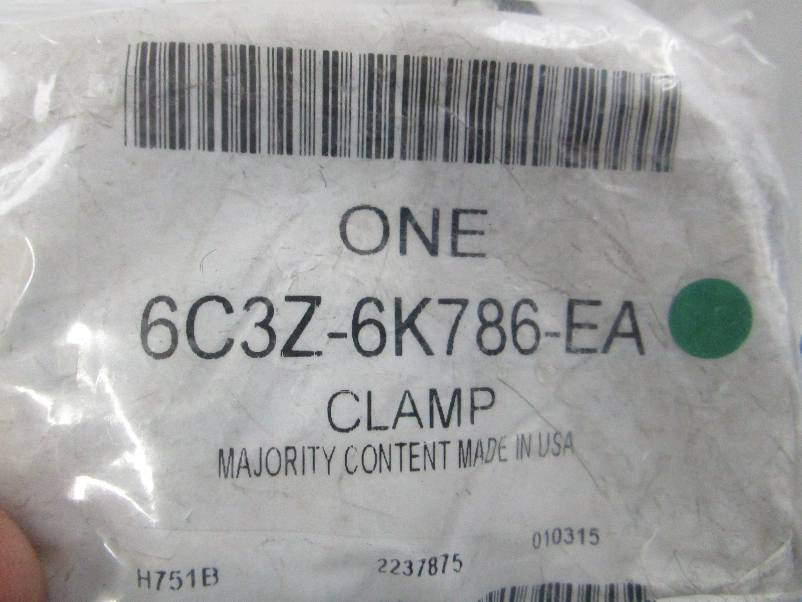 Ford NEW OEM Intercooler Connector Clamp 6C3Z-6K786-EA 6.0L 6.4L Diesel NOS 0810