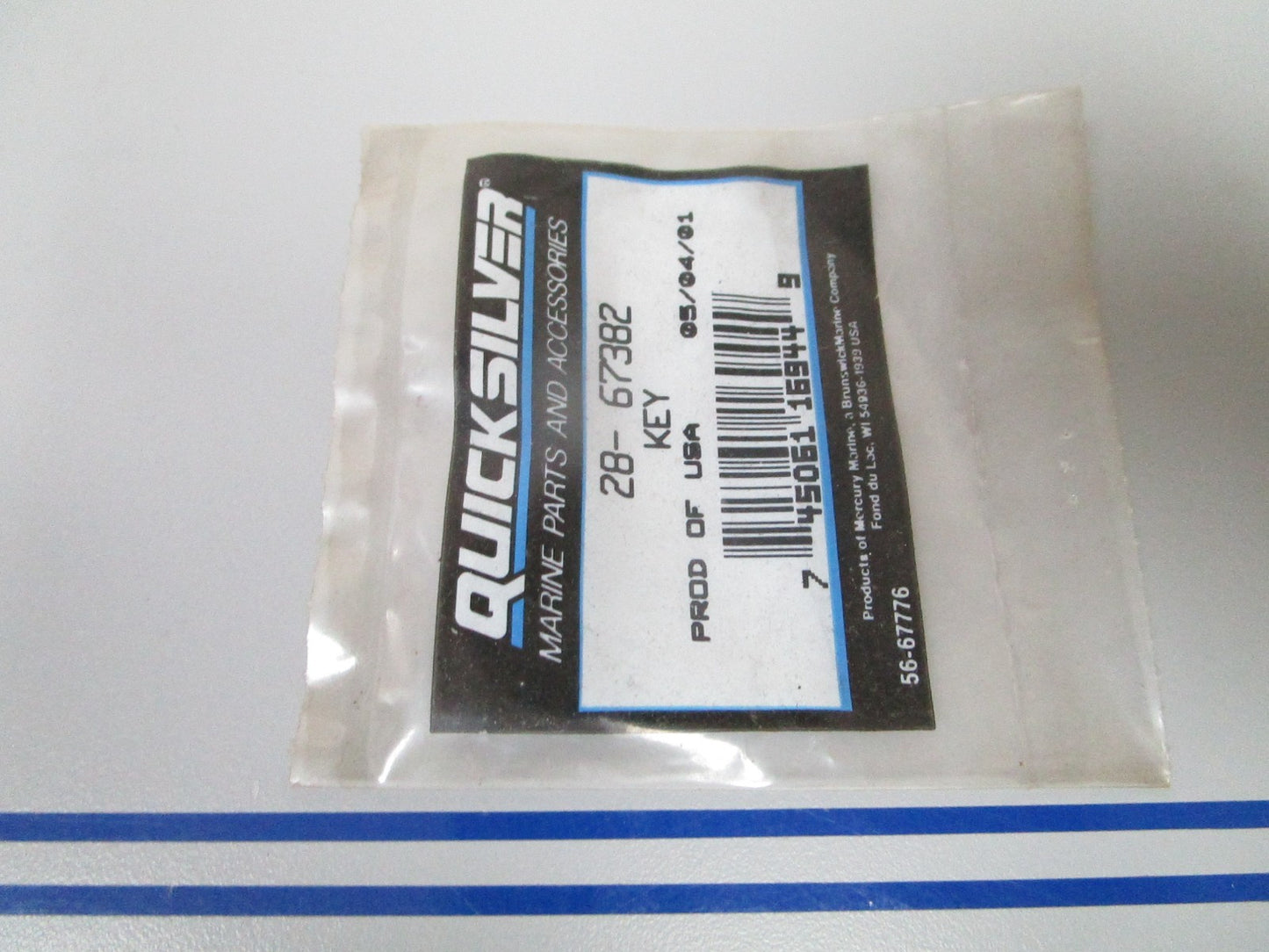 NEW OEM 28-67382 Mercury Quicksilver Key 0810