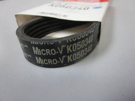 NEW K050340 Gates Micro-V 21/32" x 34 ⅝" Serpentine Belt 0720