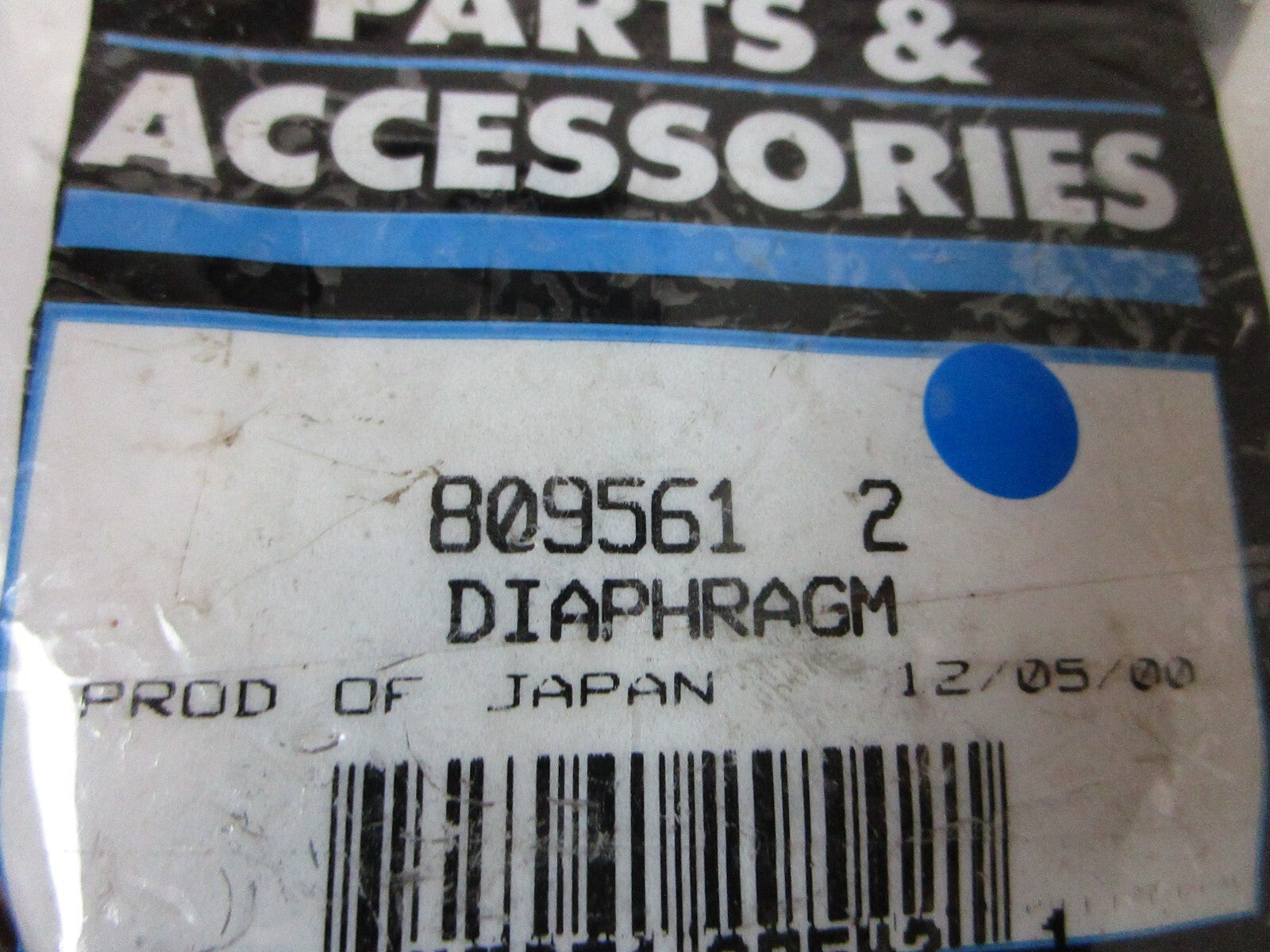*NEW OEM* 0720 Mercury Quicksilver Diaphragm 809561 2