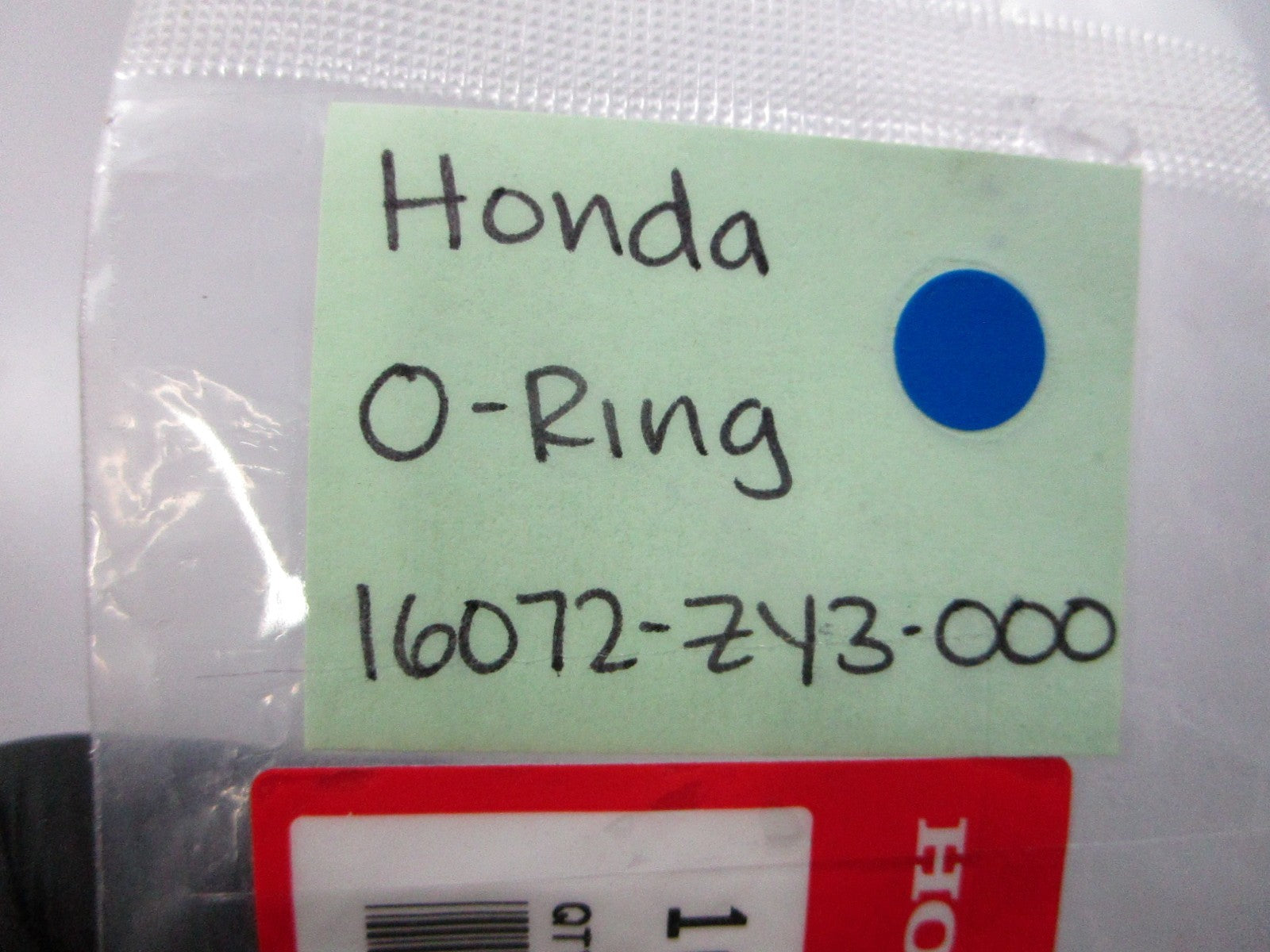 *NEW OEM* 0810 Honda O-Ring 16072-ZY3-000