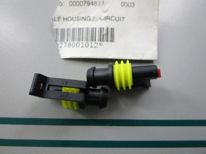 NEW (LOT OF 2) 278001012 Sea-Doo Circuit Male Housing 0810