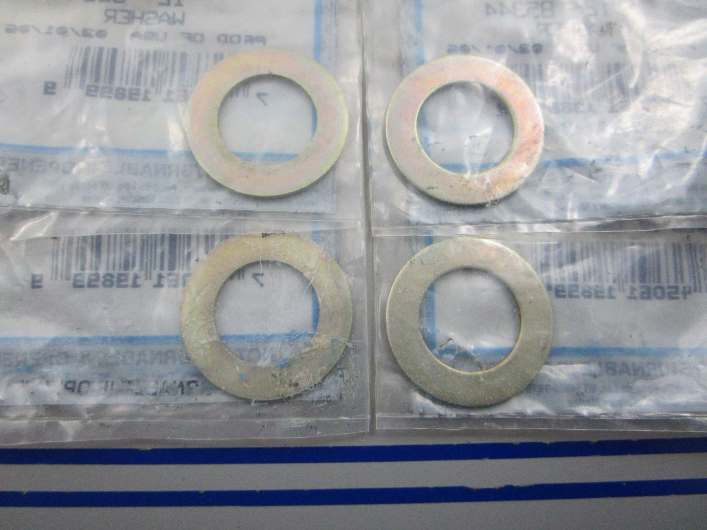 NEW OEM (LOT OF 4) 12-85344 Mercury Quicksilver Washer 0810