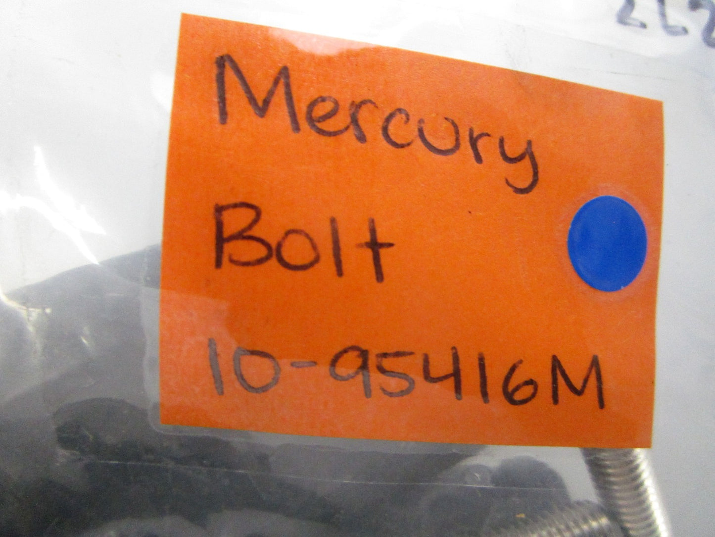 NEW OEM (LOT OF 2) 10-95416M Mercury Quicksilver Bolt 0810