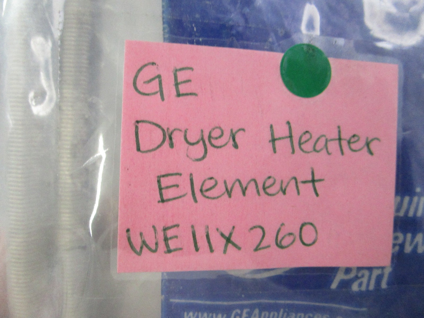 NEW OEM WE11X260 GE Dryer Heater Element 0810