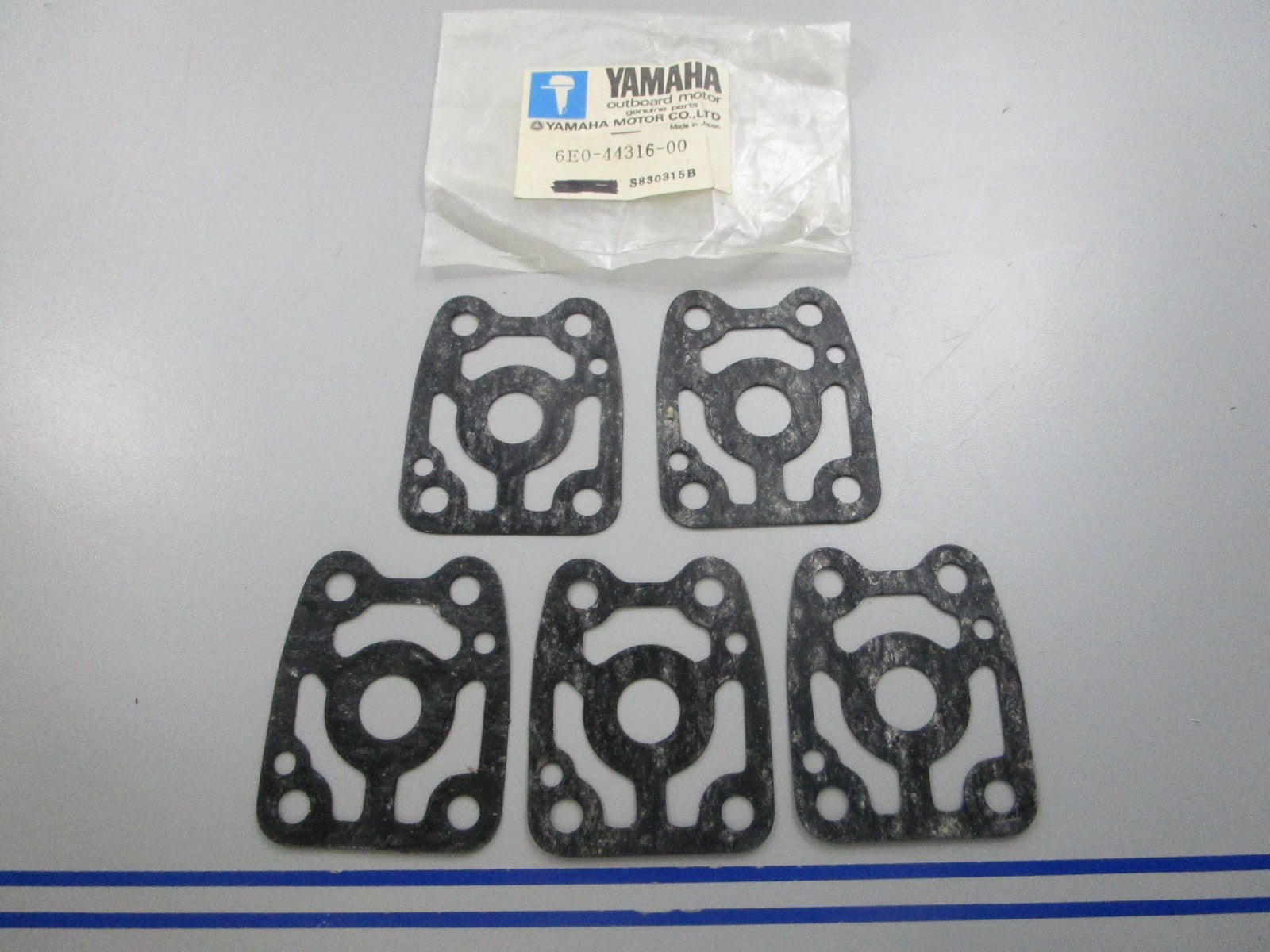 NEW OEM (LOT OF 5) 6E0-44316-00-00 Yamaha Water Pump Gasket 0810