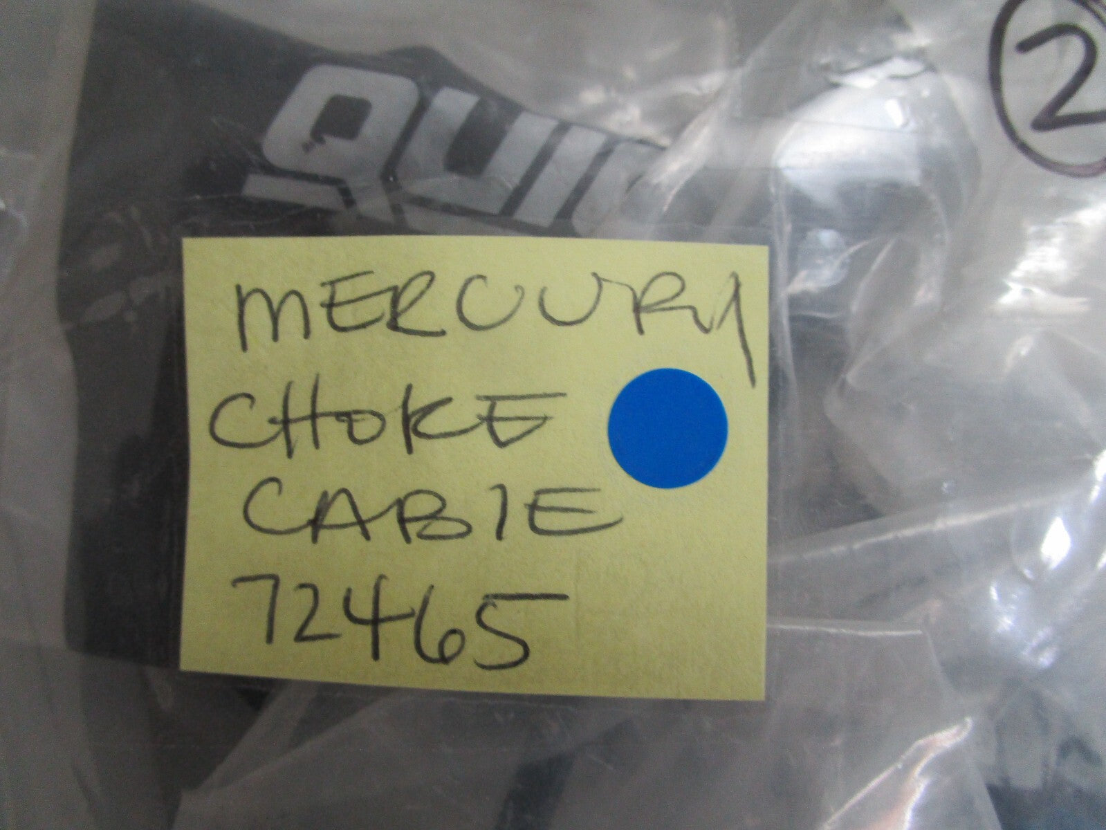 *NEW OEM* 0810 Mercury Quicksilver Choke Cable 72465