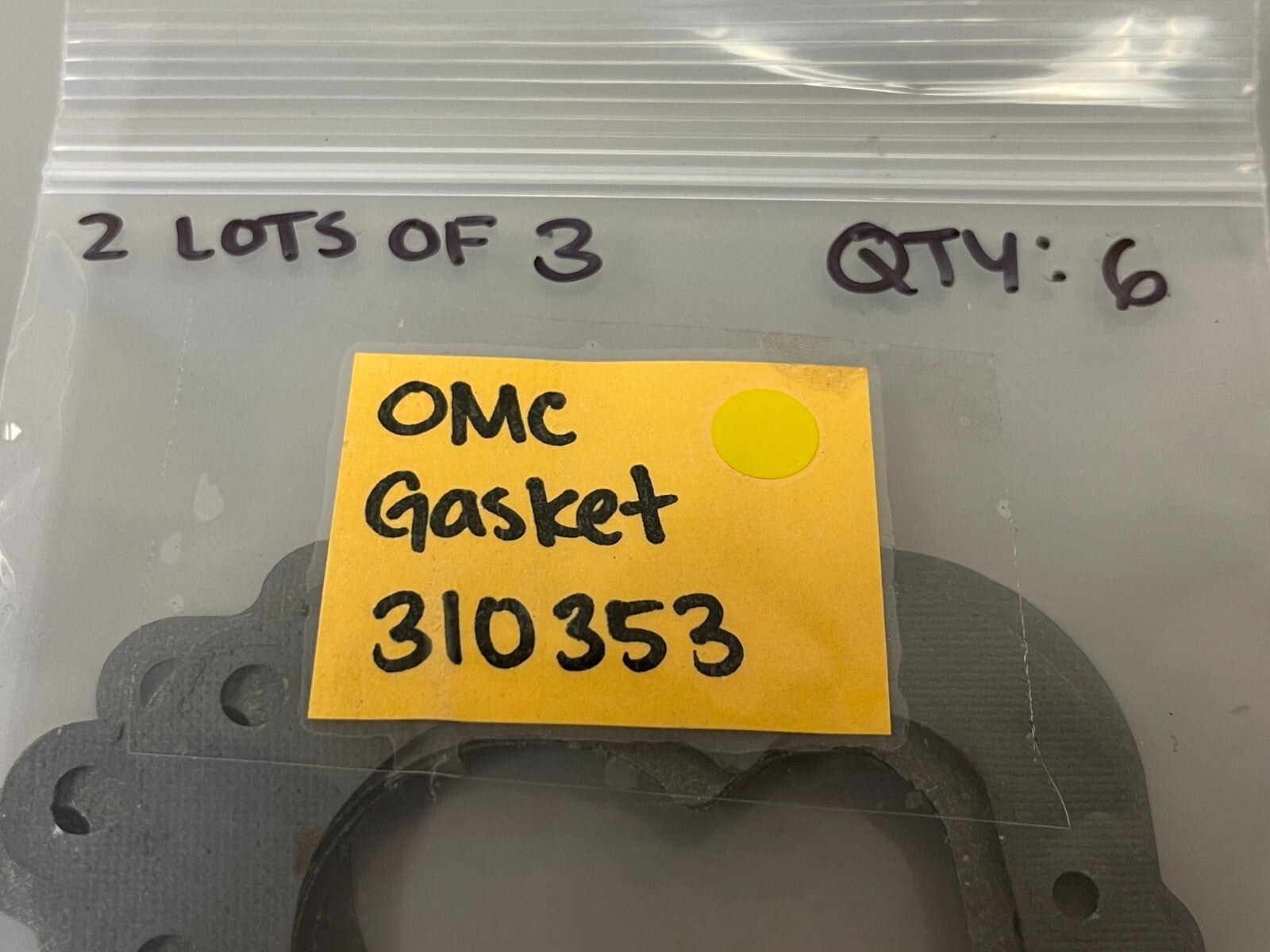 *NEW OEM* (LOT OF 3) 0810 OMC Johnson Evinrude Gasket 310353 0310353