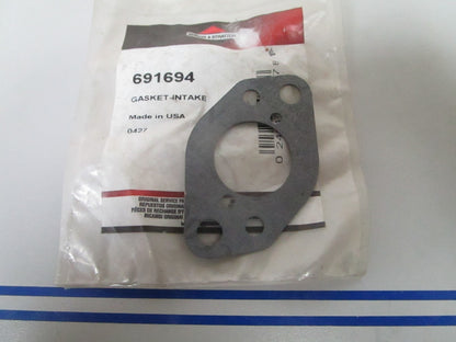 NEW OEM 691694 Briggs & Stratton Intake Gasket 0810