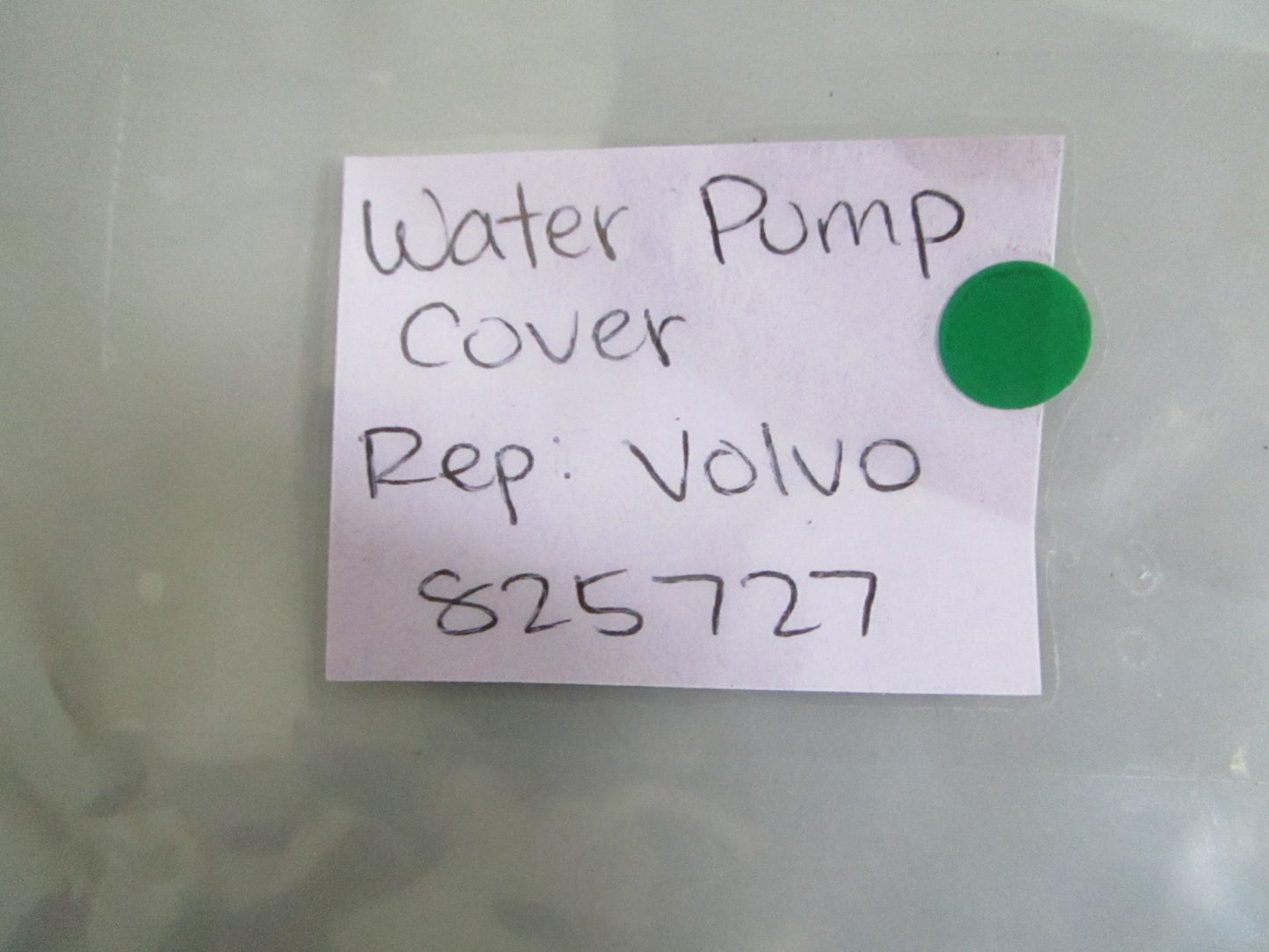 NEW Water Pump Cover Rep: 825727 Volvo Penta 0820
