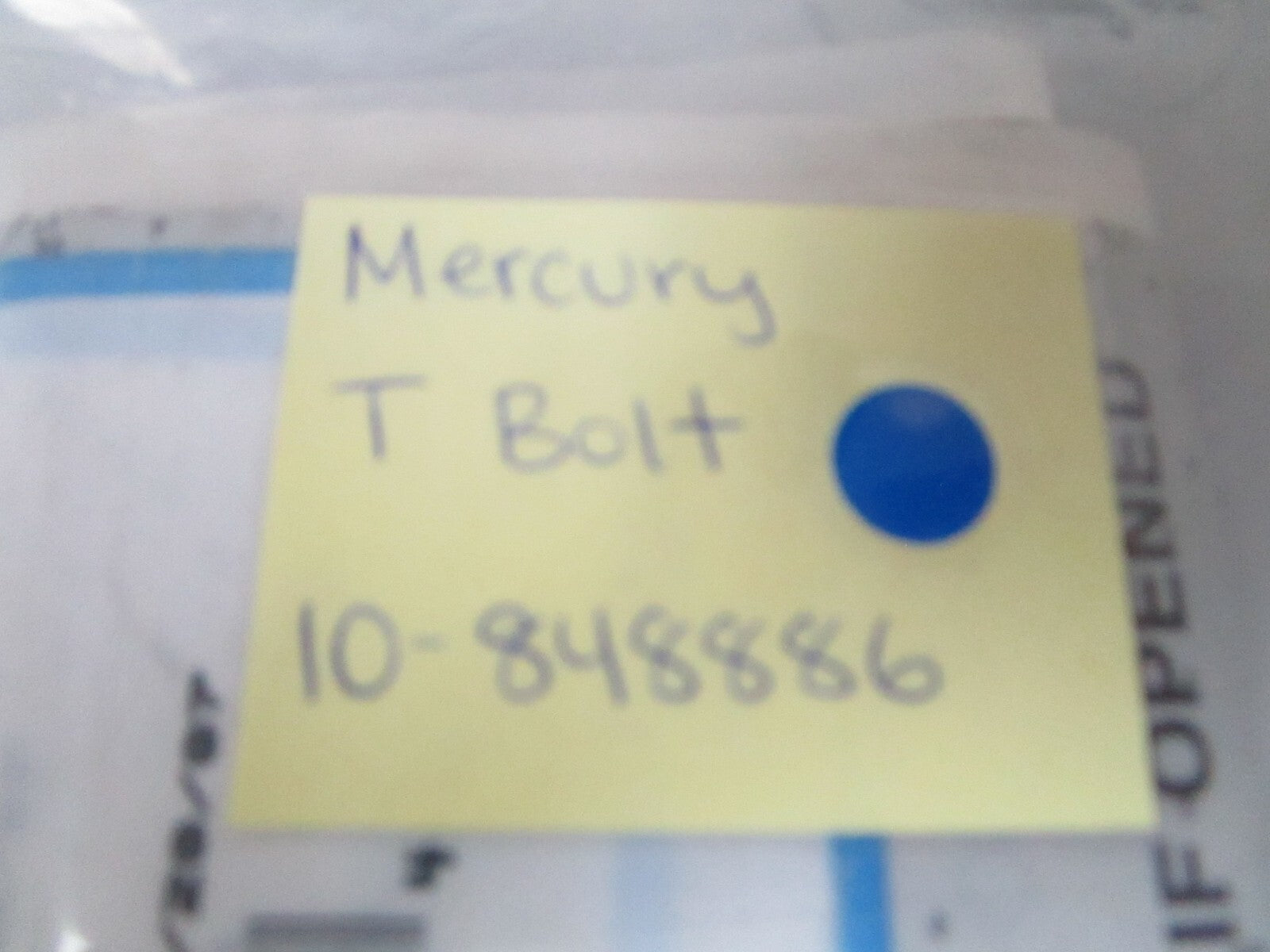 *NEW OEM* 0810 Mercury Quicksilver T Bolt 10-848886