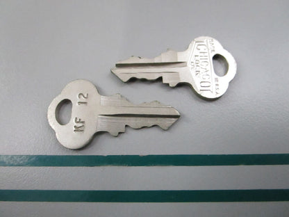 NEW OEM (LOT OF 2) 501527 0501527 OMC Johnson Evinrude KF 12 Ignition Key 0810