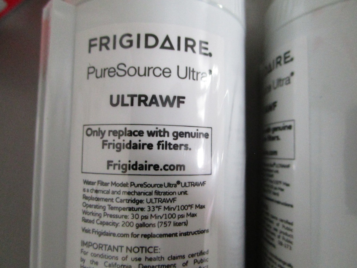 Frigidaire NEW OEM PureSource Ultra Water Filter ULTRAWF NOS Lot of 2 QBS 0820