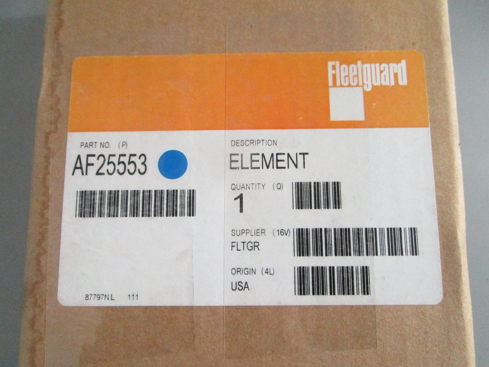 NEW OEM AF25553 Fleetguard Element 0820
