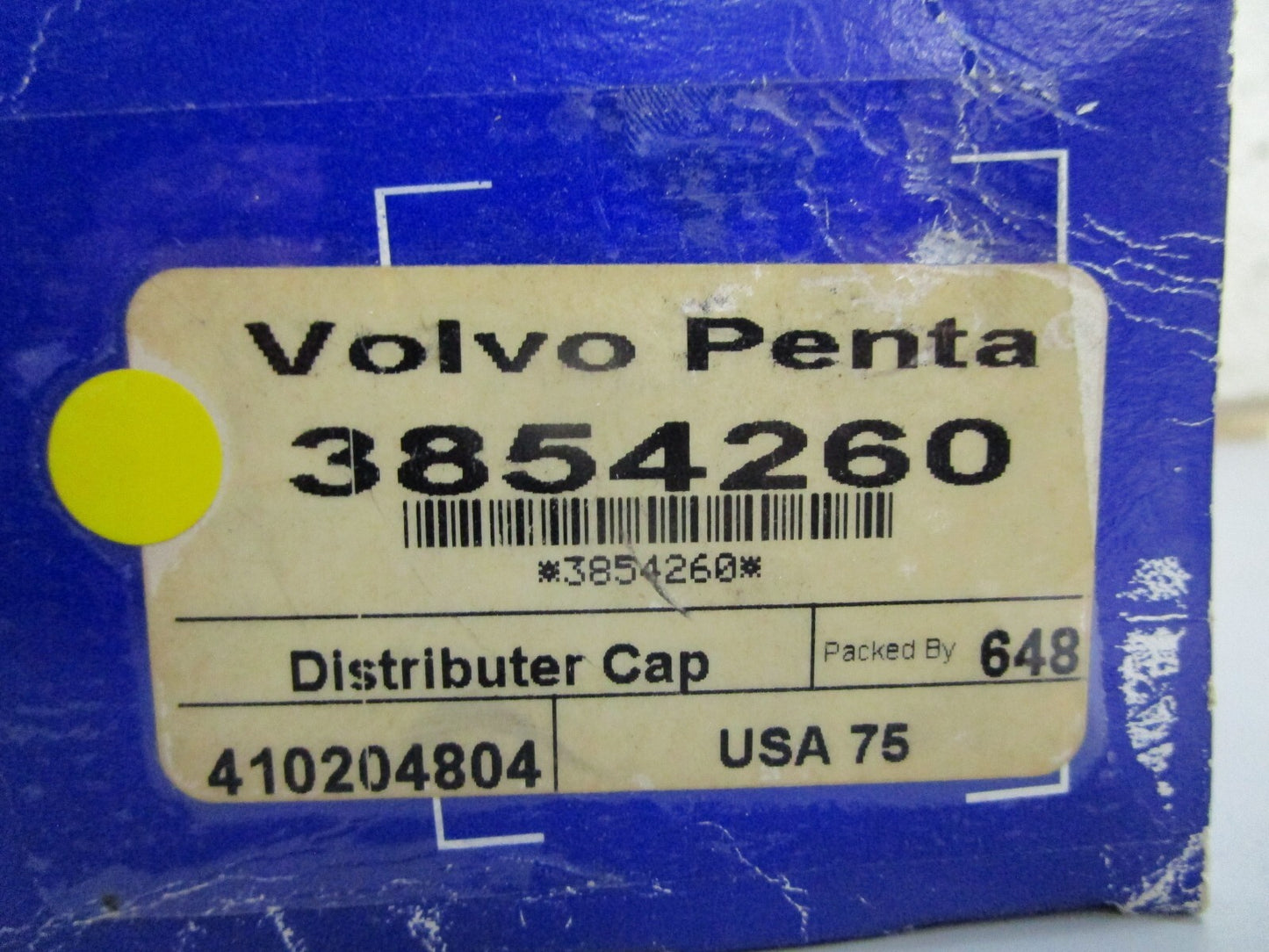 *NEW OEM* 0810 Volvo Penta Distributor Cap 3854260
