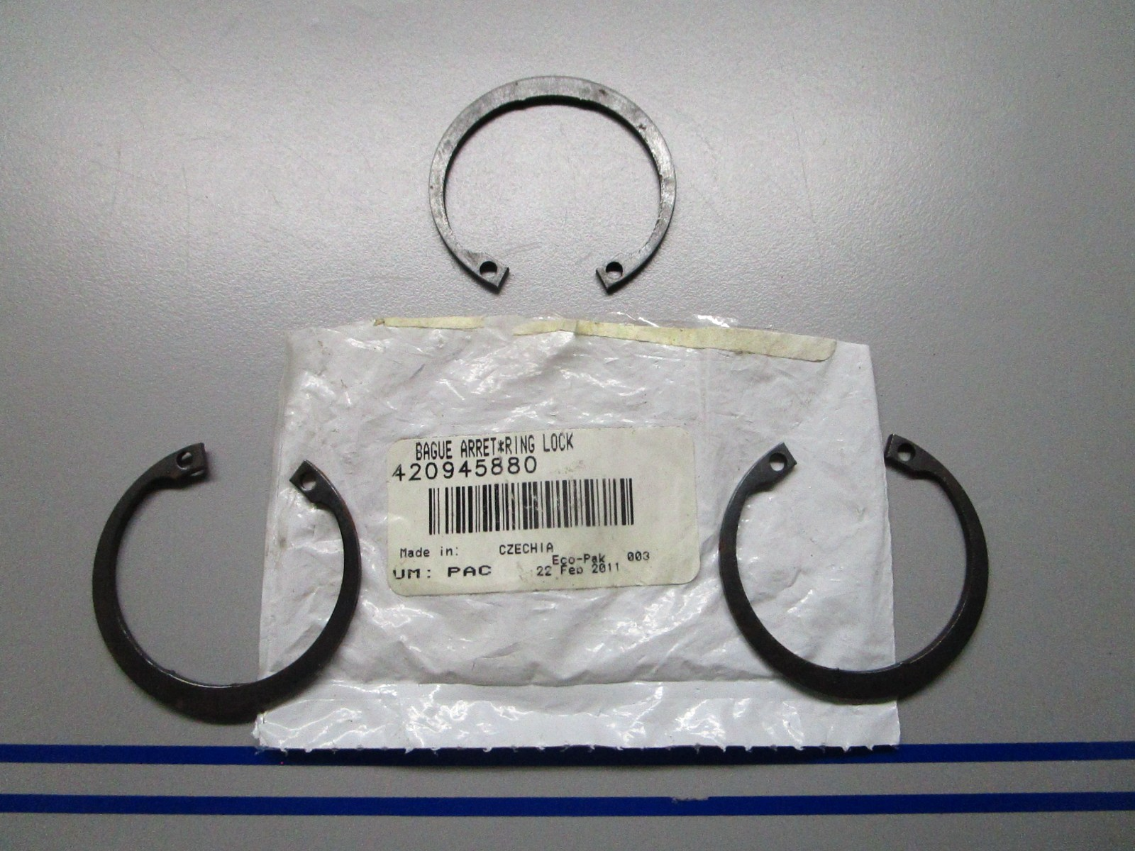 *NEW* (LOT OF 3) 0810 Ski Doo BRP Lock Ring 420945880