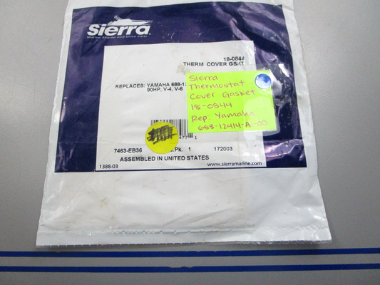 NEW 18-0844 Replaces: Yamaha 688-12414-A1-00 Sierra Thermostat Gasket 0810