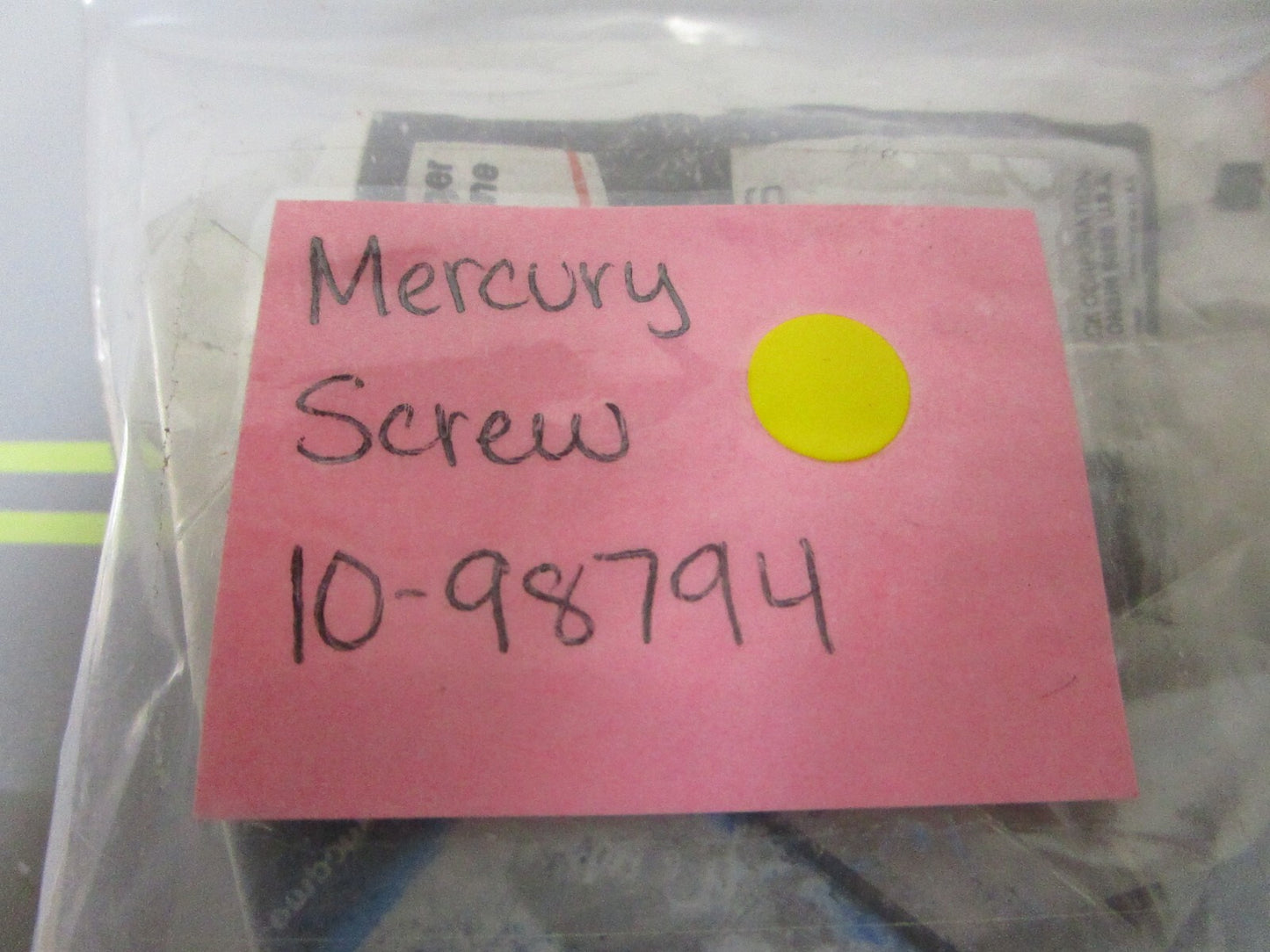 *NEW OEM* (LOT OF 2) 0810 Mercury Quicksilver Screw 10-98794