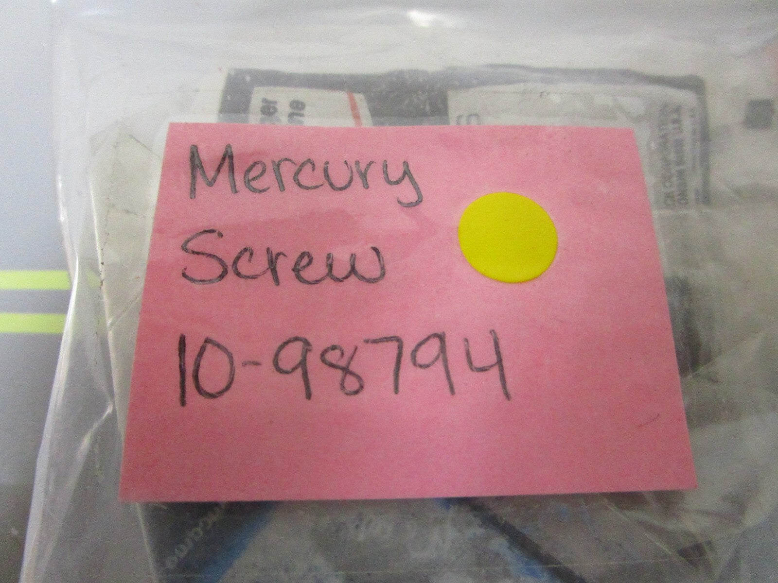 *NEW OEM* (LOT OF 2) 0810 Mercury Quicksilver Screw 10-98794