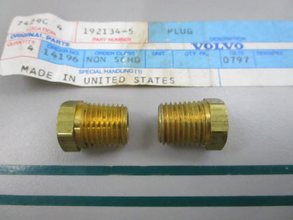 NEW OEM (LOT OF 2) 192134 Volvo Penta Plug 0810