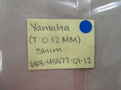 NEW OEM 688-45577-01-12 Yamaha (T:0.12mm) Shim 0810