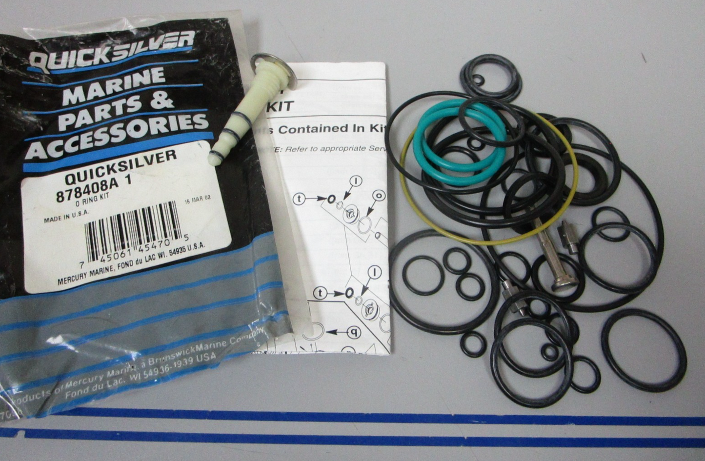 *NEW OEM* 0720 Mercury Quicksilver O-Ring Kit 878408A1