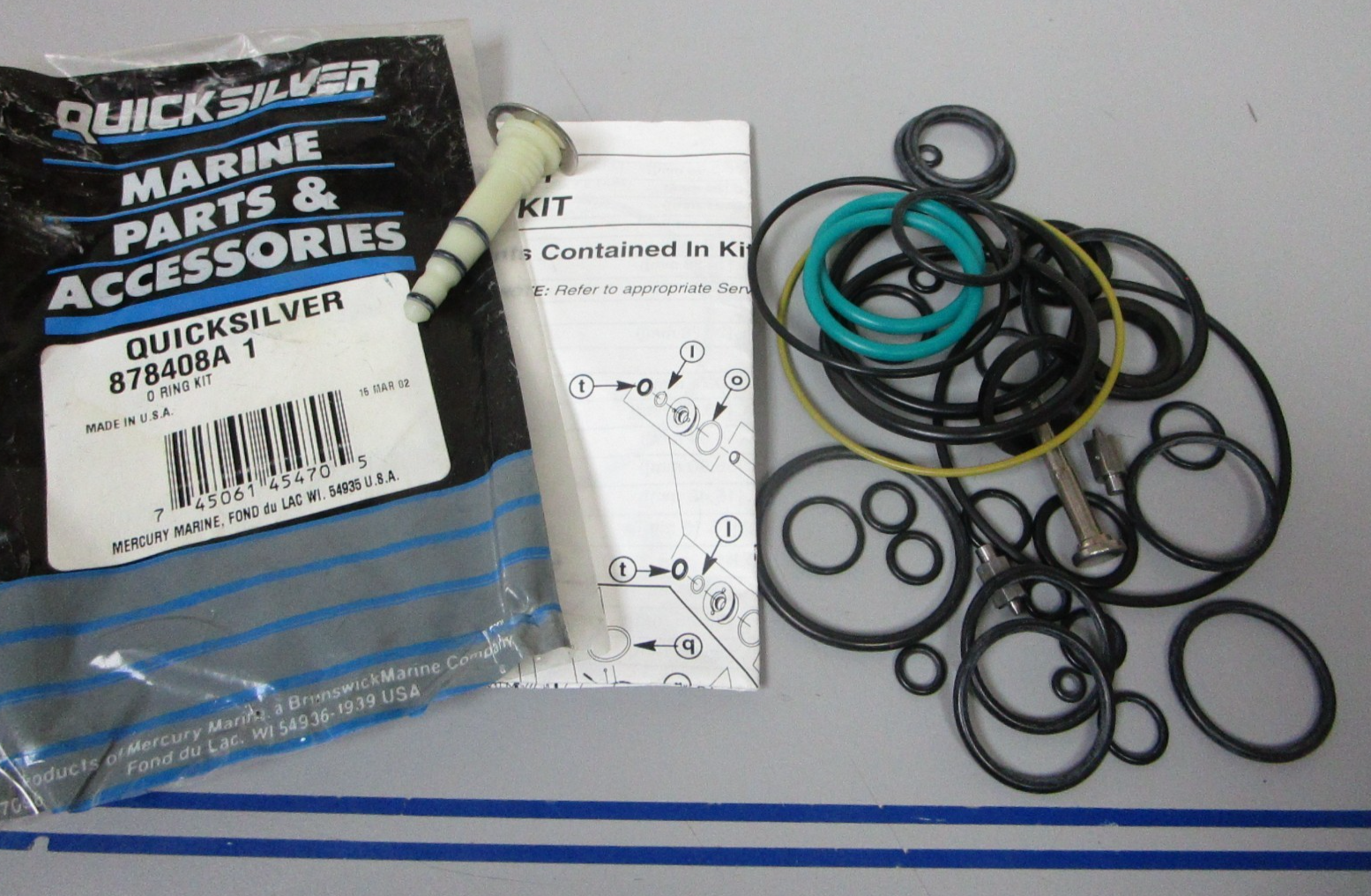 *NEW OEM* 0720 Mercury Quicksilver O-Ring Kit 878408A1