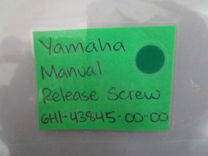 NEW OEM 6H1-43845-00-00 Yamaha Manual Release Screw 0820