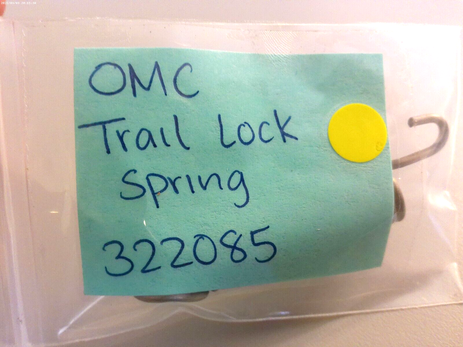 *NEW OEM* 0750 OMC Johnson Evinrude SPRING 322085 0322085