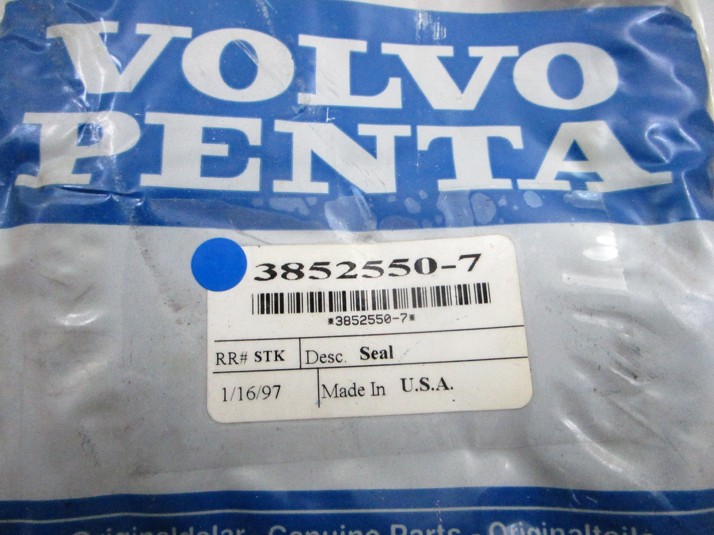 *NEW OEM* 0810 Volvo Penta Seal 3852550 3852550-7