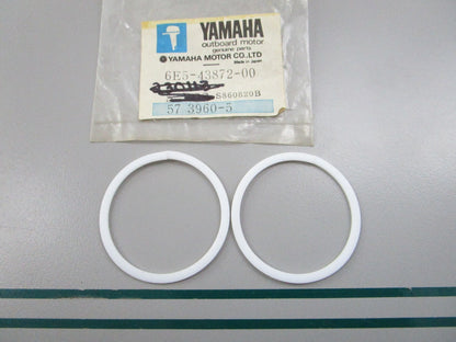 NEW OEM (LOT OF 2) 6E5-43872-00-00 Yamaha Back Up Ring 0810