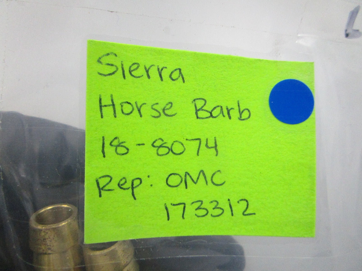 NEW (LOT OF 2) 18-8074 Replaces: OMC 173312 0173312 Sierra Horse Barb 0810