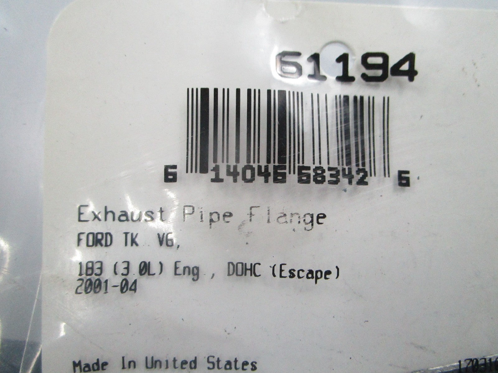 *NEW* 0810 Fel-Pro Exhaust Pipe Flange Gasket 61194