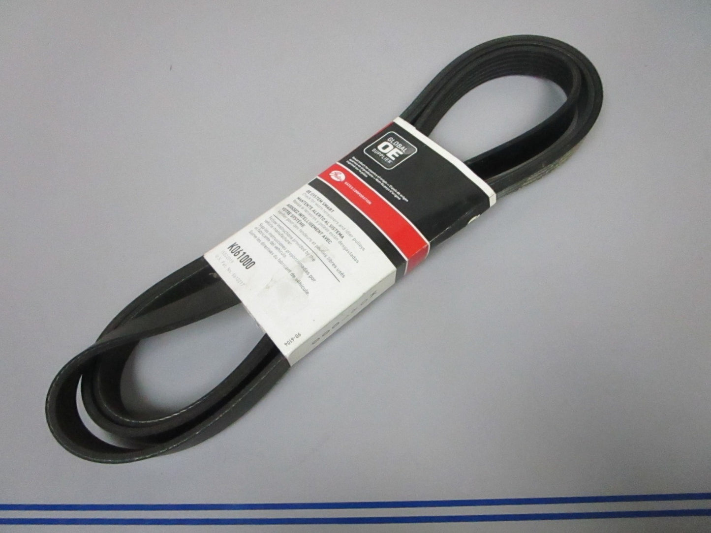 NEW K061000 Gates Micro-V Green Stripe 13/16" x 100 ⅝" Serpentine Belt 0720