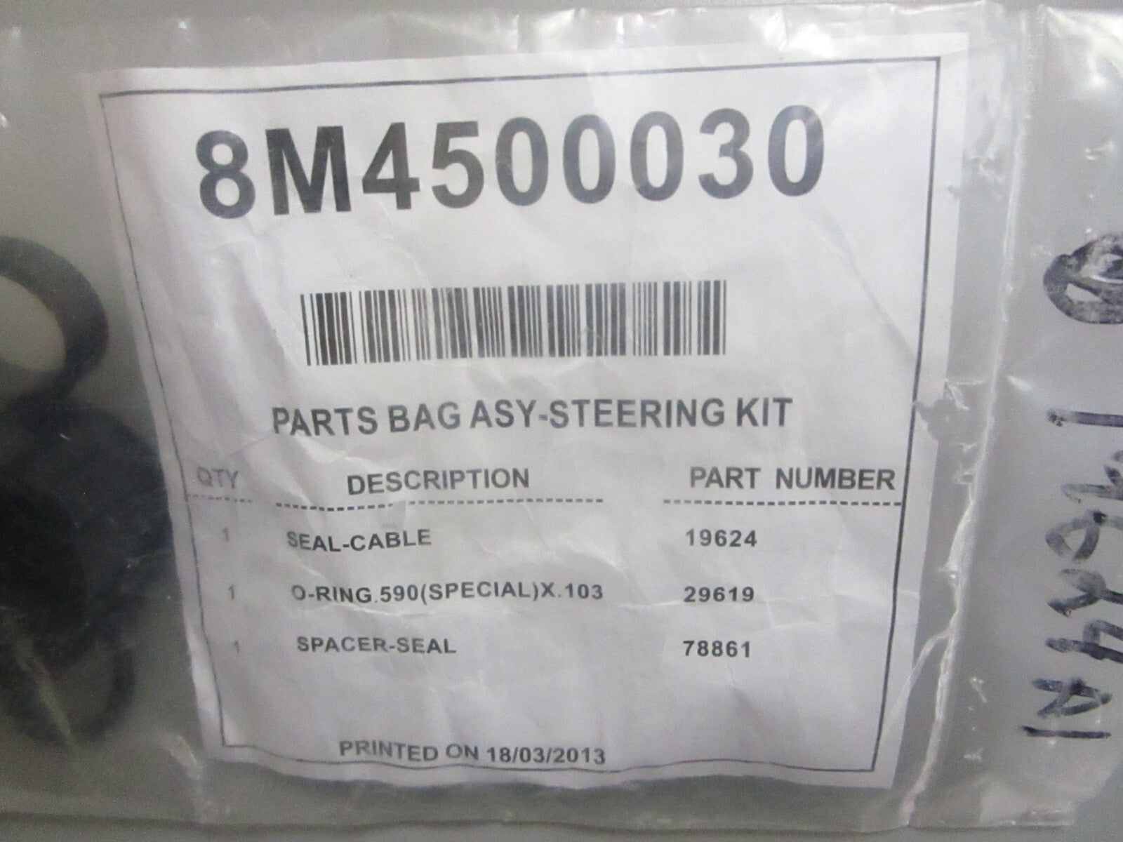 *NEW OEM* 0810 Mercury Quicksilver Steering Kit 8M4500030
