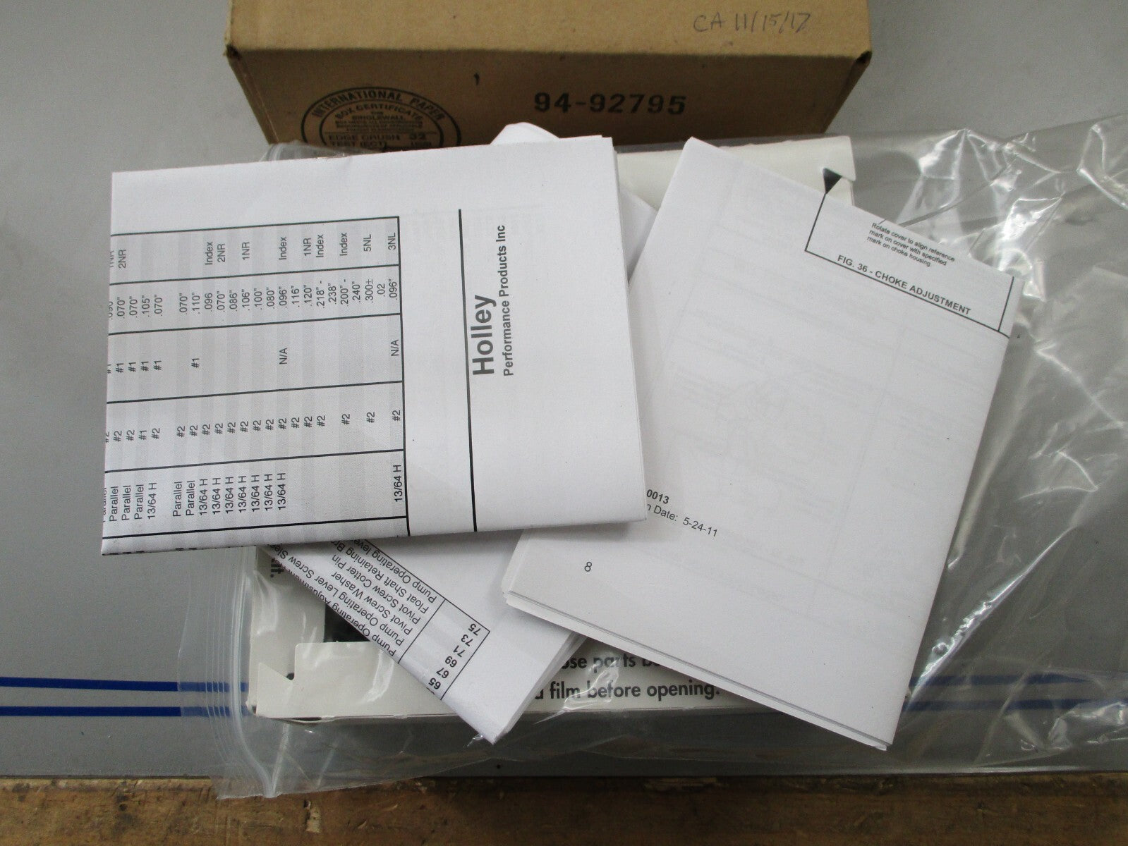 *NEW OEM* 0820 Mercury Quicksilver Rebuild Kit 8M0050786