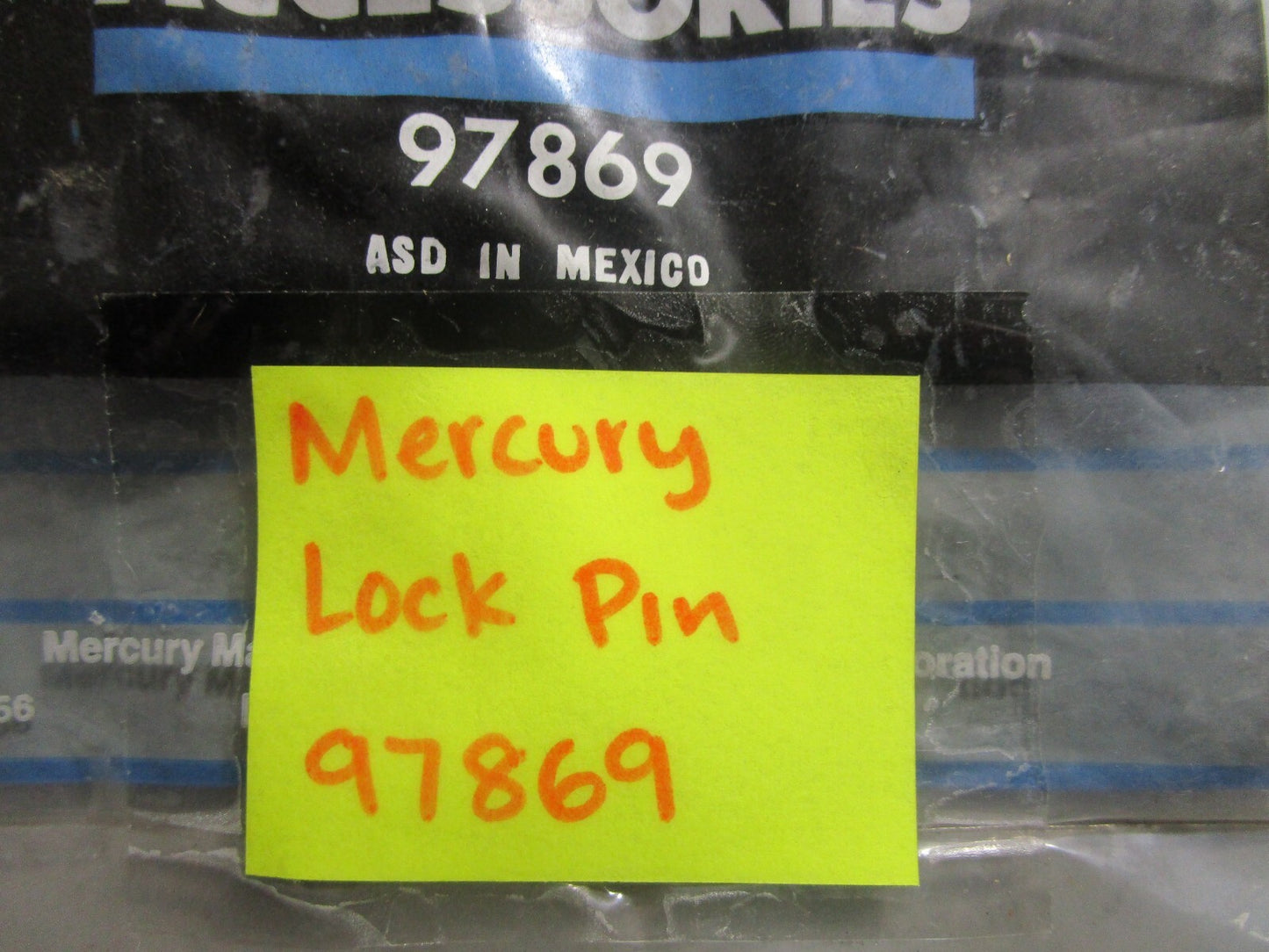 *NEW OEM* 0810 Mercury Quicksilver Lock Pin 97869