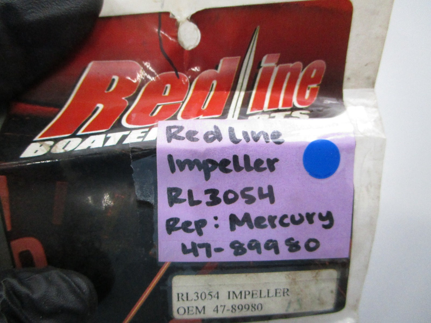NEW RL3054 Replaces: Mercury 47-89980 Red Line Impeller 0810