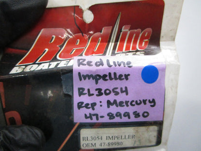 NEW RL3054 Replaces: Mercury 47-89980 Red Line Impeller 0810