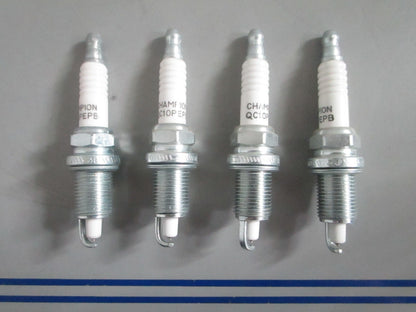 NEW OEM (LOT OF 4) QC10PEPB Champion Spark Plug 0820