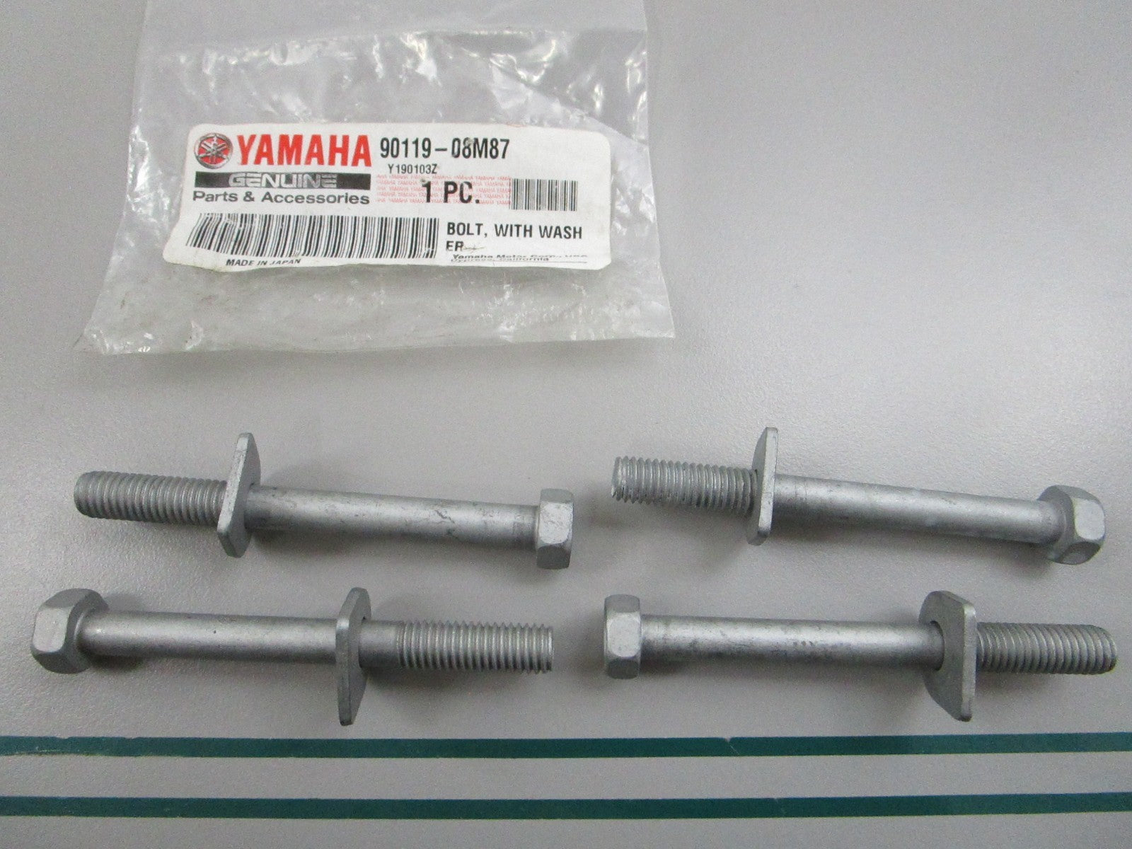NEW OEM (LOT OF 4) 90119-08M87-00 Yamaha Bolt 0810