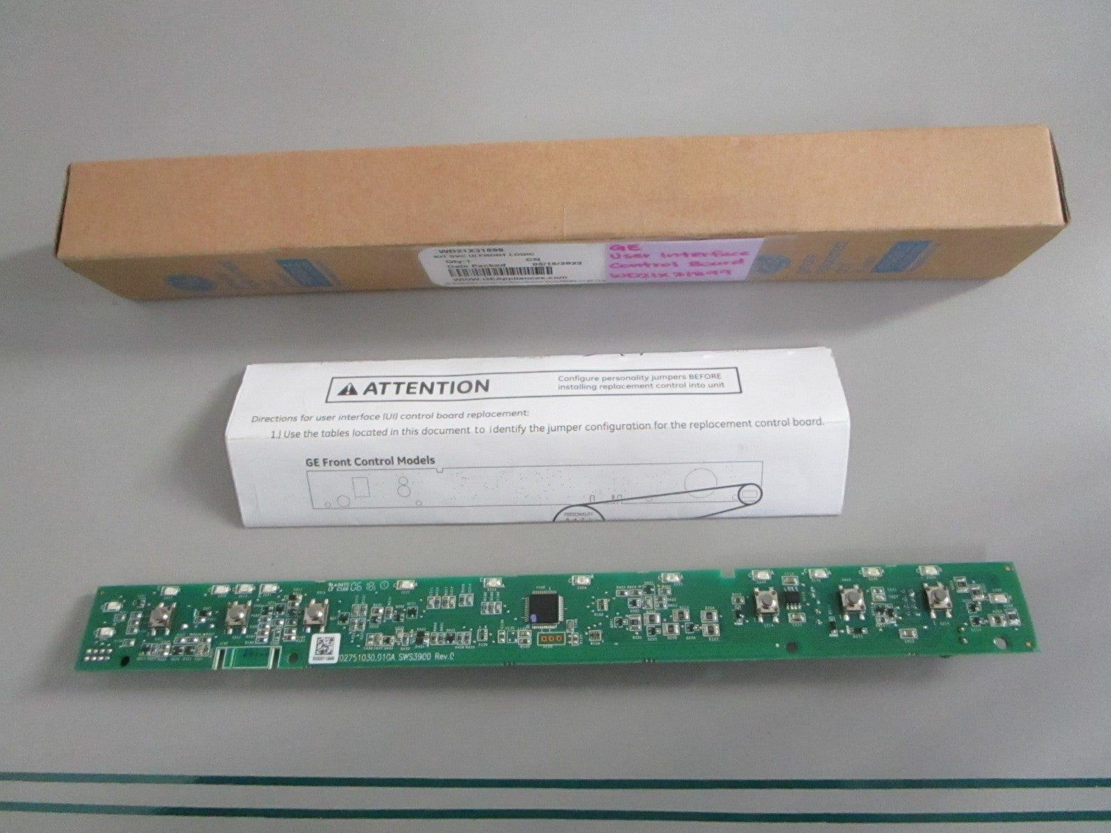 NEW OEM WD21X31899 GE User Interface Control Board 0820