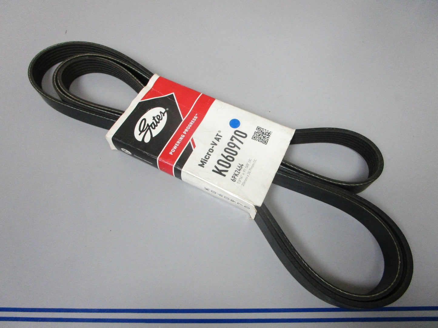 NEW K060970 Gates Micro-V 13/16" x 97 ⅝" Serpentine Belt 0720