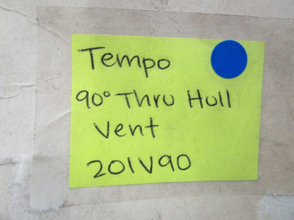 NEW 201V90 Tempo 90 Degree Thru Hull Vent 0810